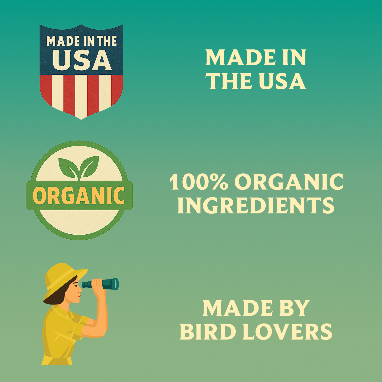 100% Organic Parakeet Food (2lb Tin)