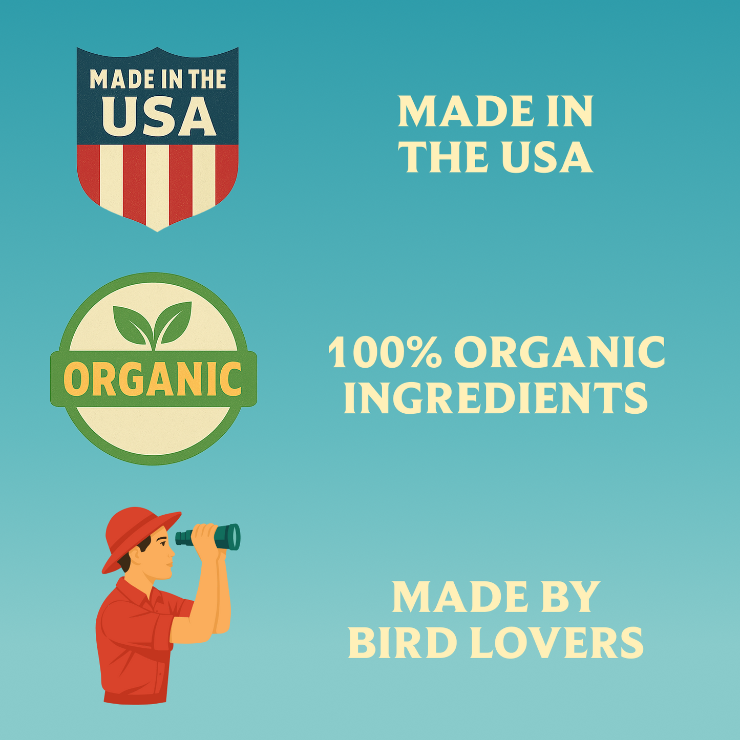 100% Organic Parrot Food (1lb Tin)