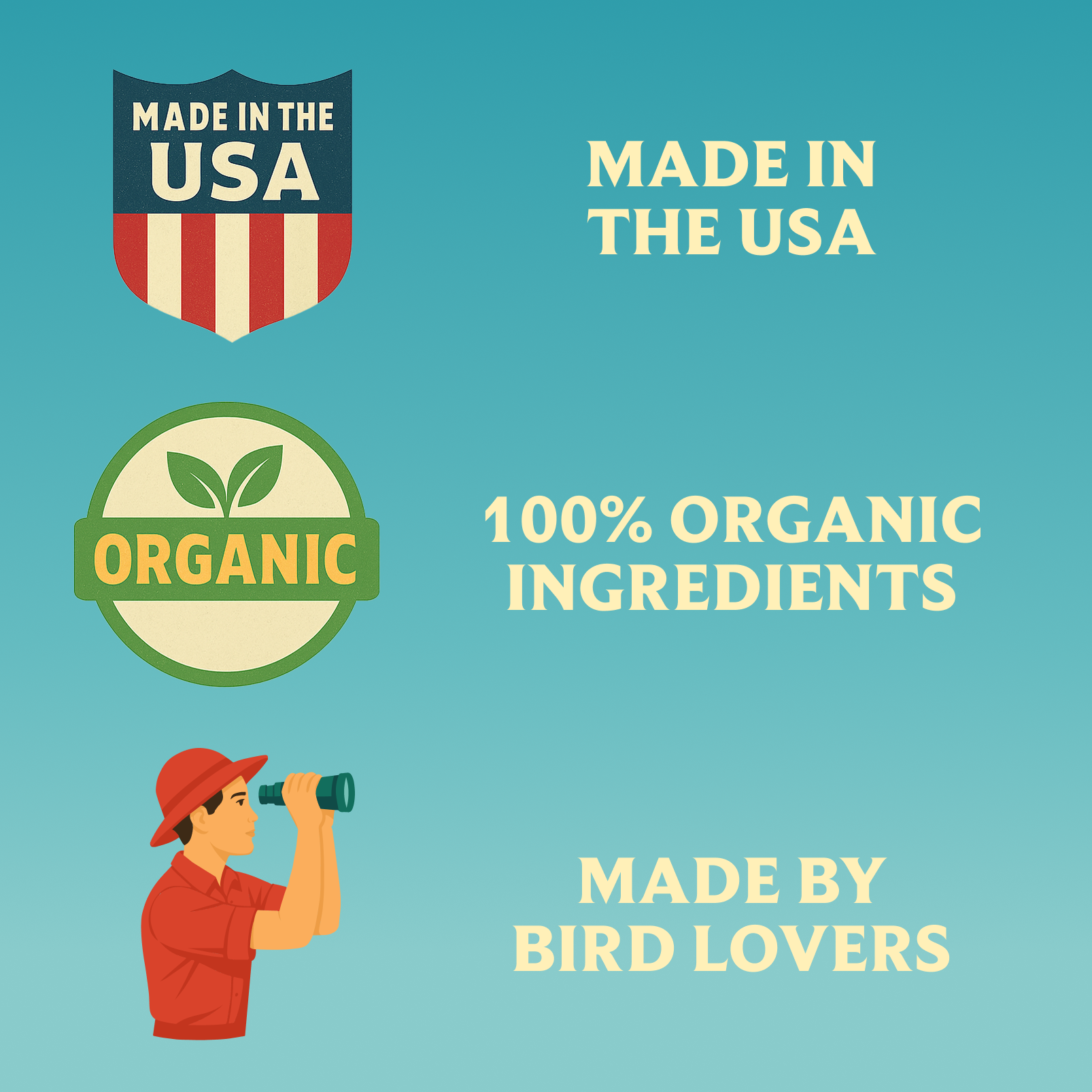 100% Organic Parrot Food (1lb Tin)